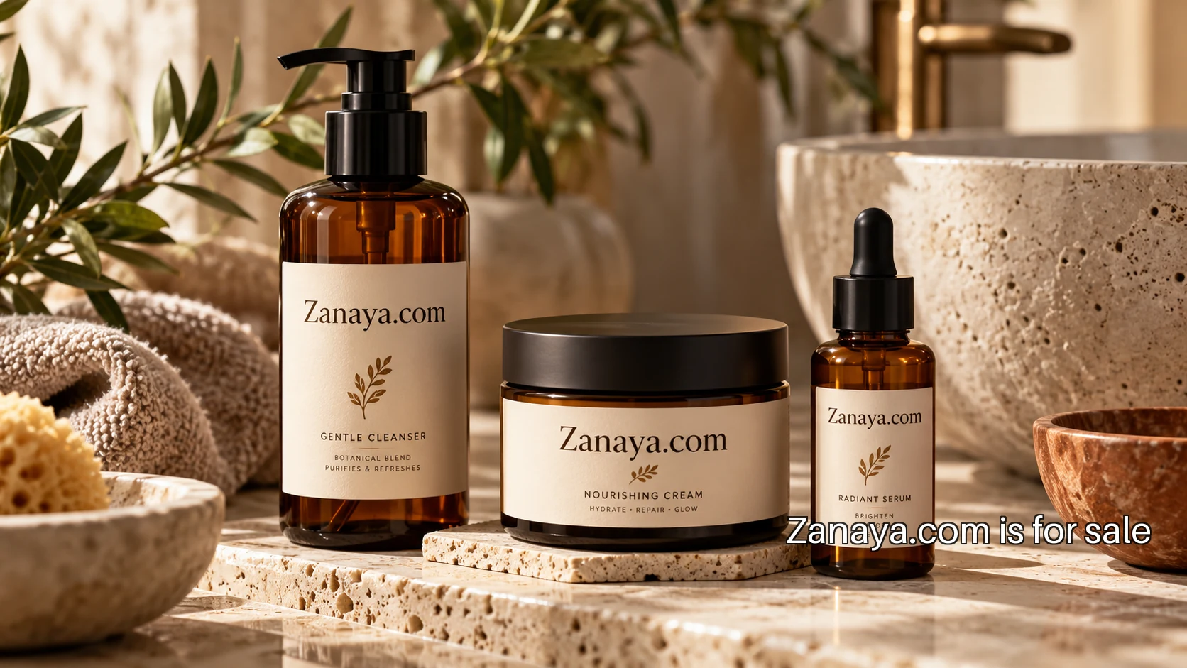 A skincare collection with Zanaya on every bottle